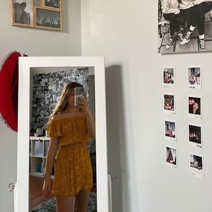 rue21 mustard floral dress